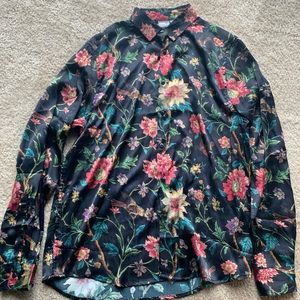 ASOS Silk Floral Dress shirt